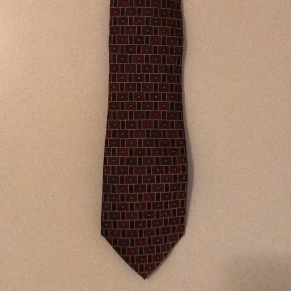 BOCARA Tie in Red and Black
